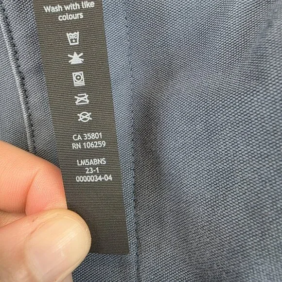 Lululemon Pants Mens 30 Gray 5-Pocket Slim Tapered Stretch Hidden Zip Pocket